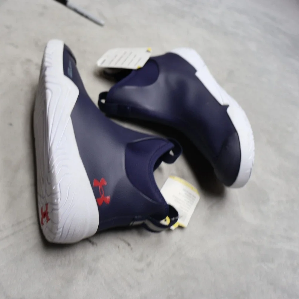 Under Armour Mens 9D Deck Boots Blue Charged Shoreman Waterproof Fishing NEW
